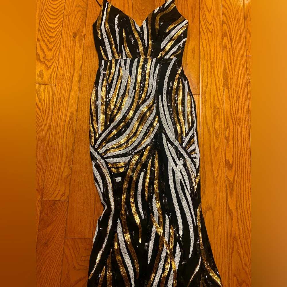 Sequin dress mid length